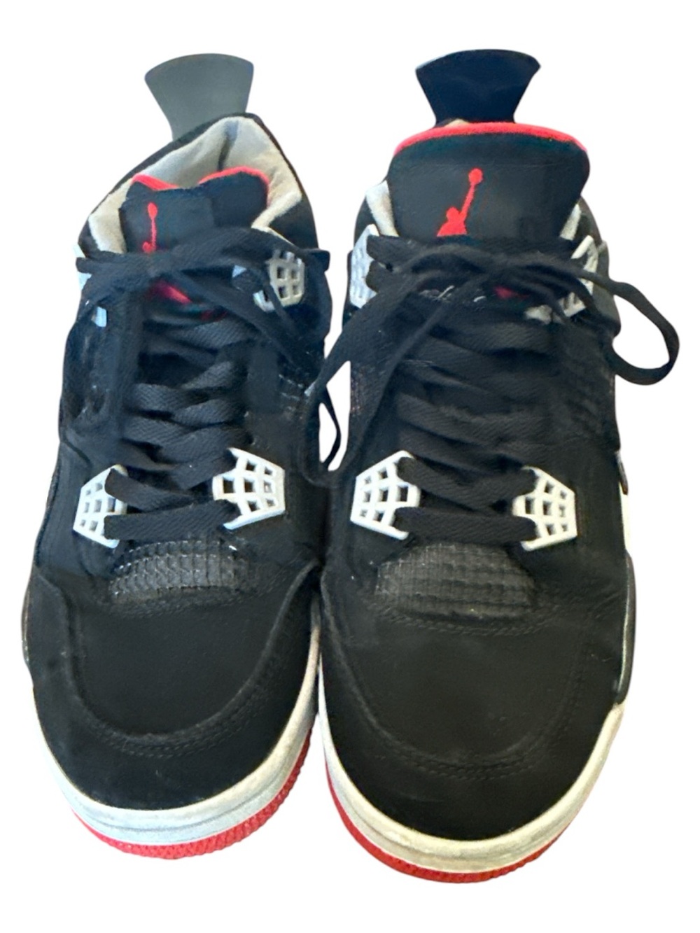 Jordan Men’s Black and Red Low-Top Sneakers - read details!